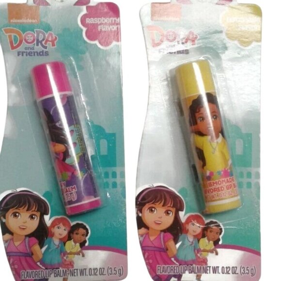 Nickelodeon Dora The Explorer Lip Balm Raspberry Lemonade Lot of 3 NEW - Picture 4 of 5